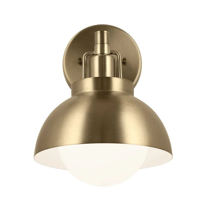 Kichler Niva 1 lt Convertible Wall Light - Black/ Champagne Bronze