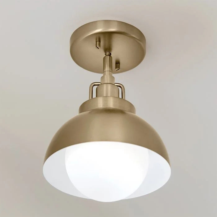 Kichler Niva 1 lt Convertible Wall Light - Black/ Champagne Bronze