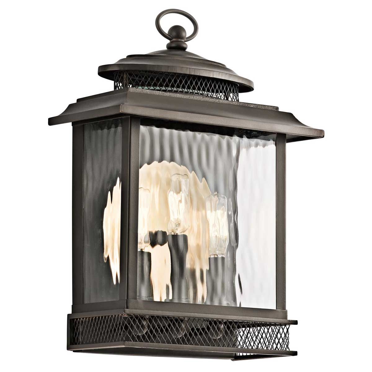 Pettiford 3Lt IP44 Lantern - Olde Bronze