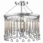 Piper 3 Light Semi-Flush - Polished Chrome E14