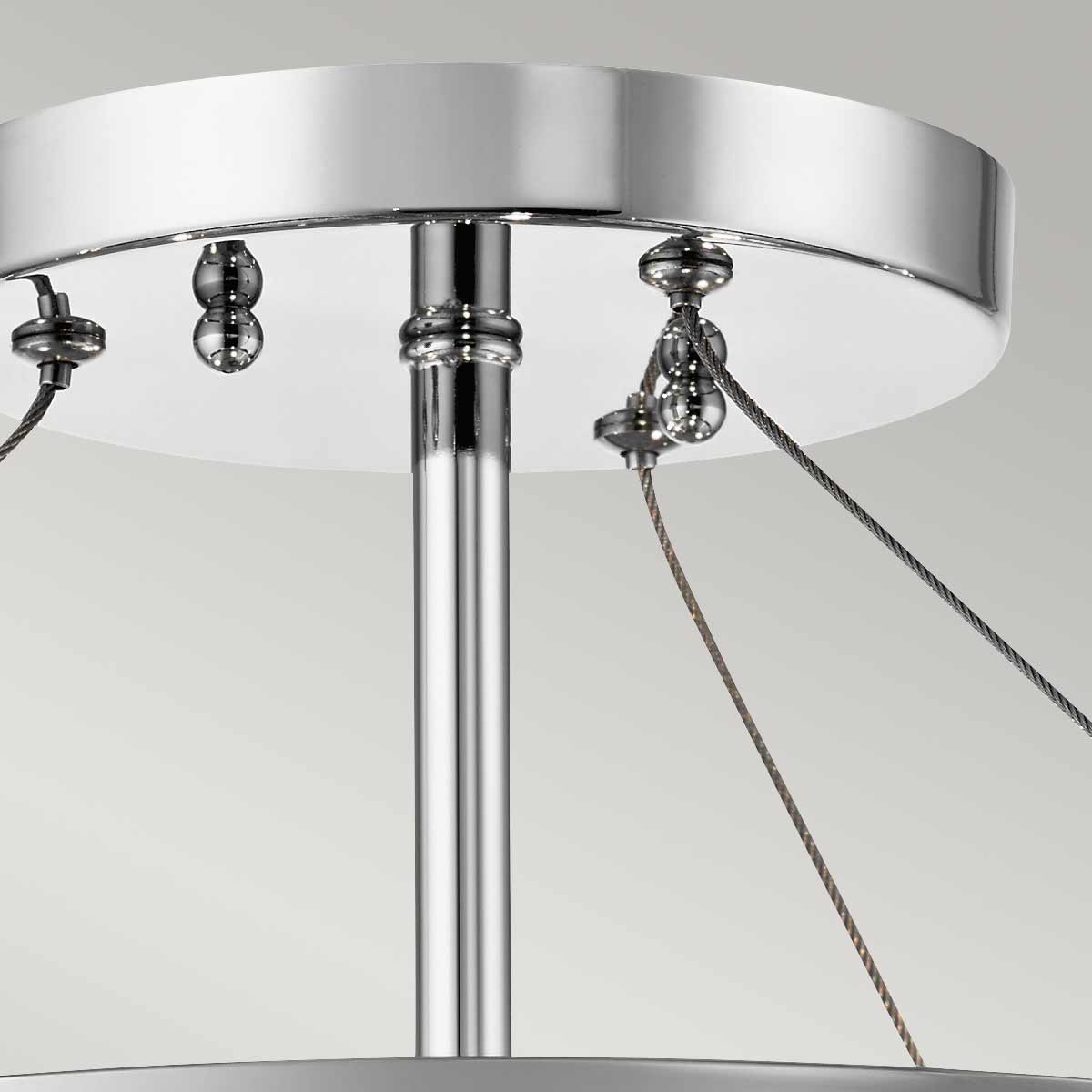 Piper 3 Light Semi-Flush - Polished Chrome E14