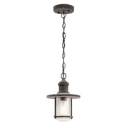 Riverwood Chain Lantern - Weathered Zinc IP44 E27