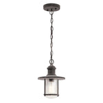 Riverwood Chain Lantern - Weathered Zinc IP44 E27