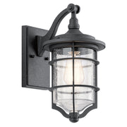 Royal Marine Small Wall Lantern - Distressed Black Finish