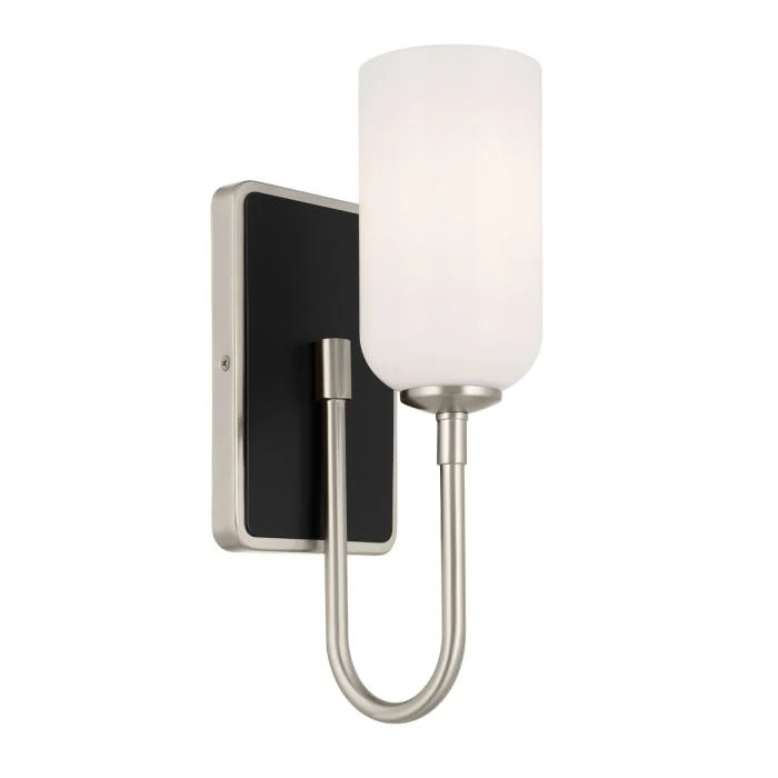 Kichler Solia 1 lt Wall Light IP44- Champagne Bronze/ Brushed Nickel