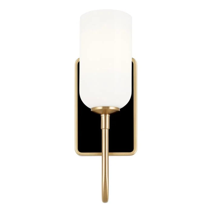 Kichler Solia 1 lt Wall Light IP44- Champagne Bronze/ Brushed Nickel