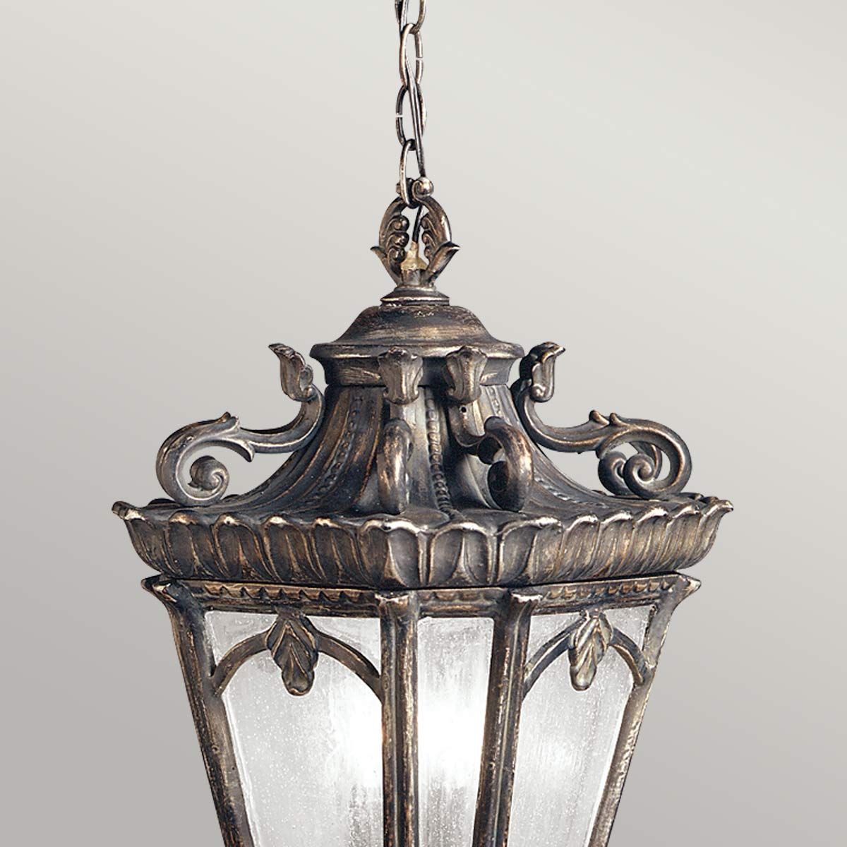 Tournai 1/3/4Lt Chain Lantern - Londonderry IP44 E27