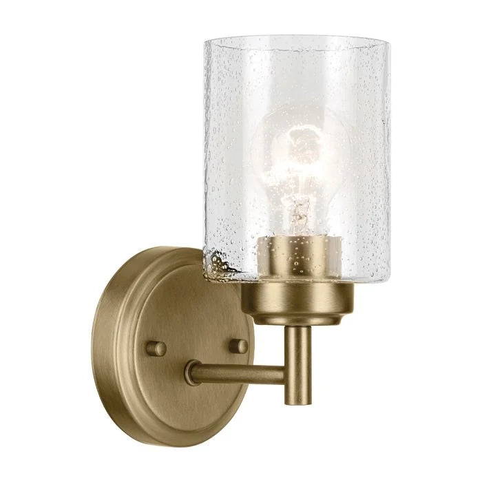 Kichler Winslow 1 lt Wall Light - Natural Brass