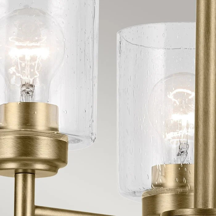 Kichler Winslow 3/5/6 lt Chandelier - Natural Brass