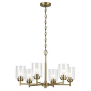 Kichler Winslow 3/5/6 lt Chandelier - Natural Brass