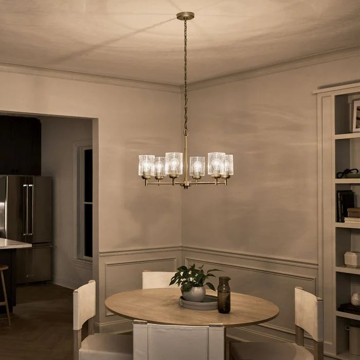 Kichler Winslow 3/5/6 lt Chandelier - Natural Brass