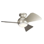 Sola - 34in / 86cm Fan - Brushed Nickel or Matte White