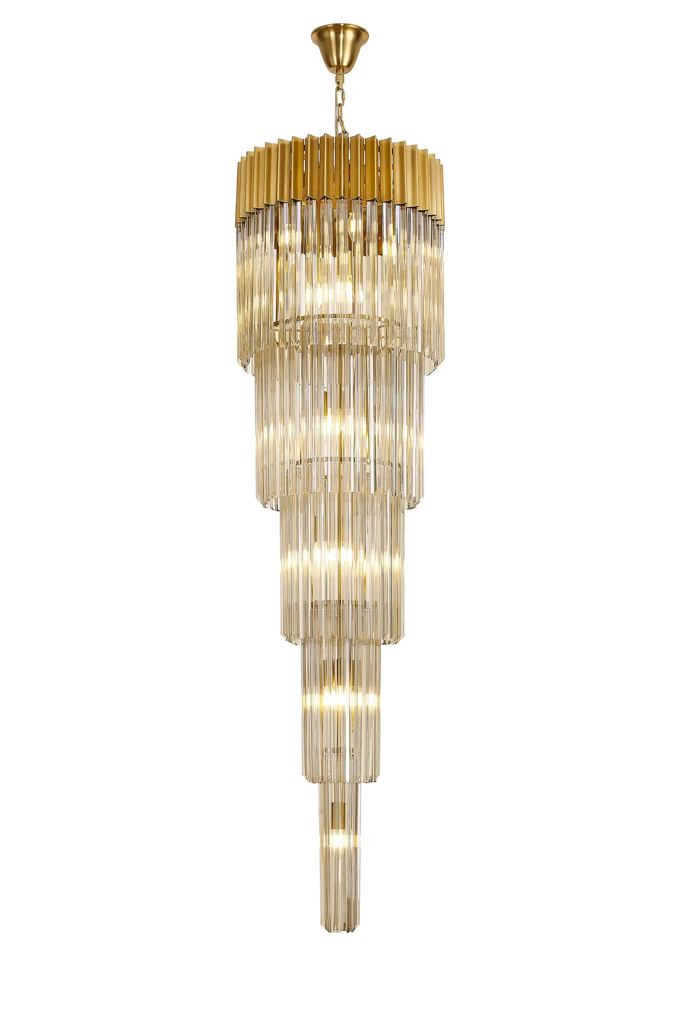 Georgia 18Lt Large Chandelier - Various Colours
