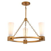 Kristy 3/4/5 lt Chandelier - Distressed Gold