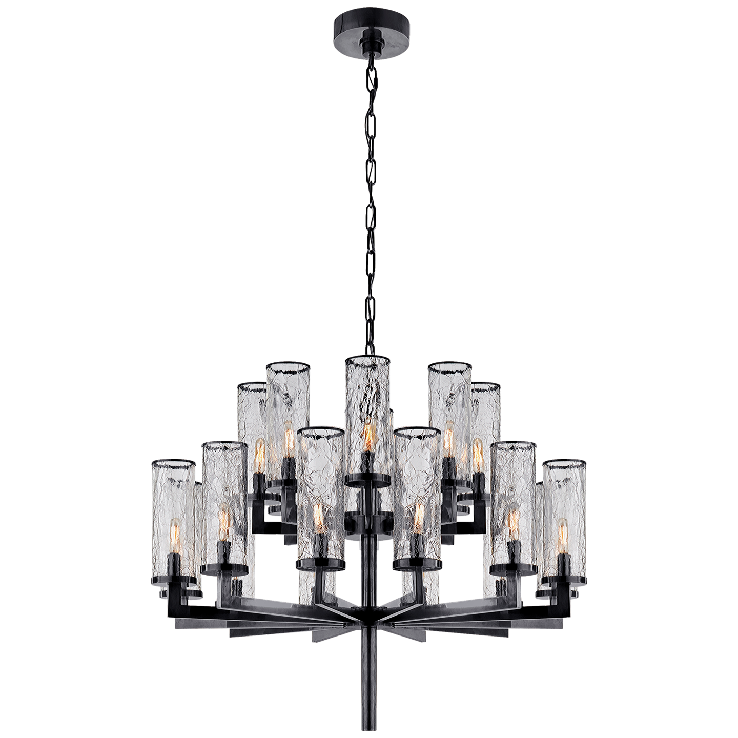 Liaison Double Tier Chandelier- Antique Brass/ Bronze