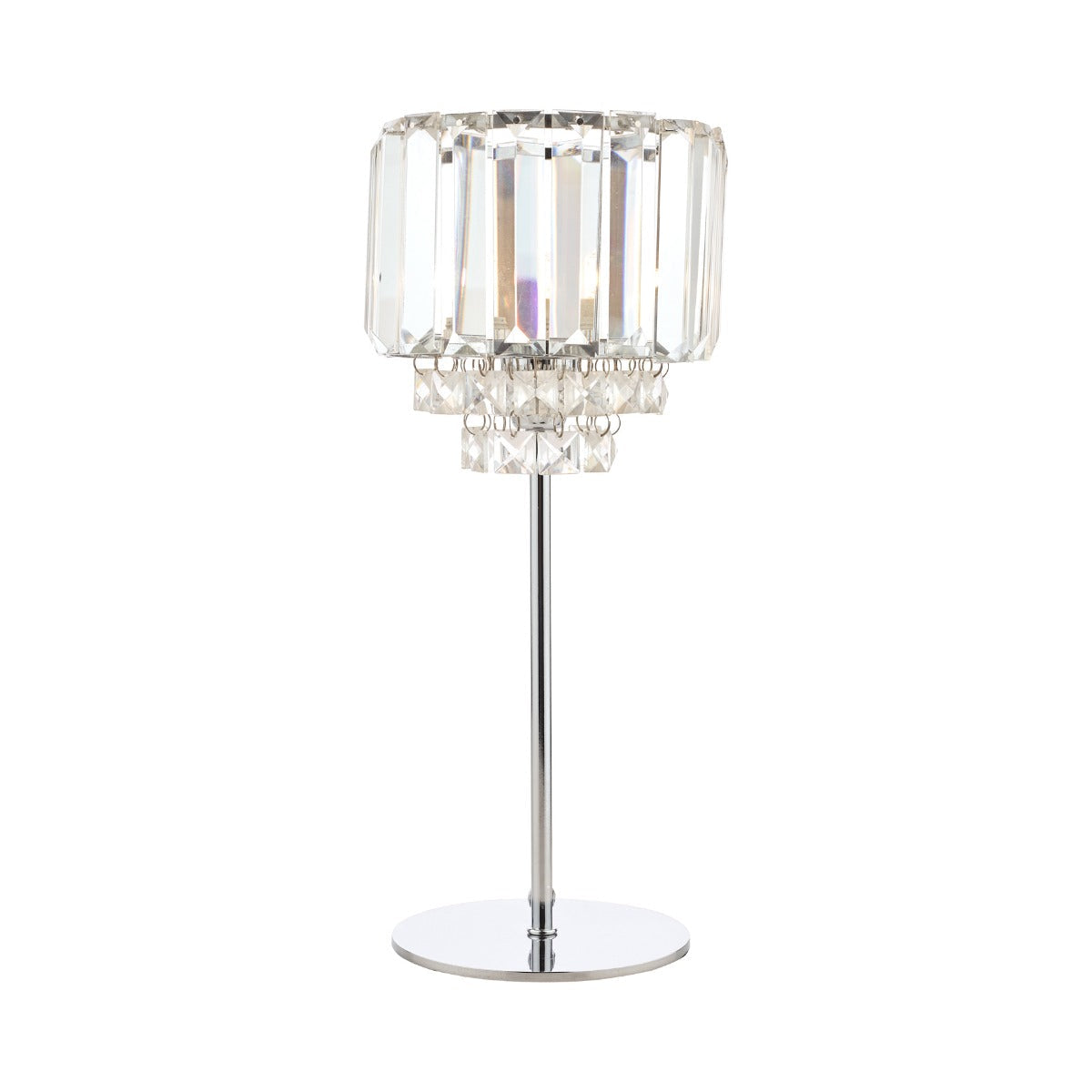 Vienna Table Lamp Crystal & Polished Chrome G9