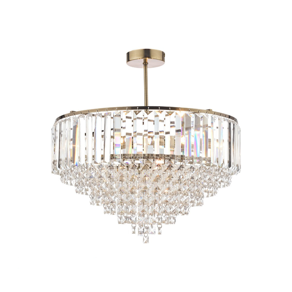 Vienna 3/5Lt Semi Flush In Various Finishes G9