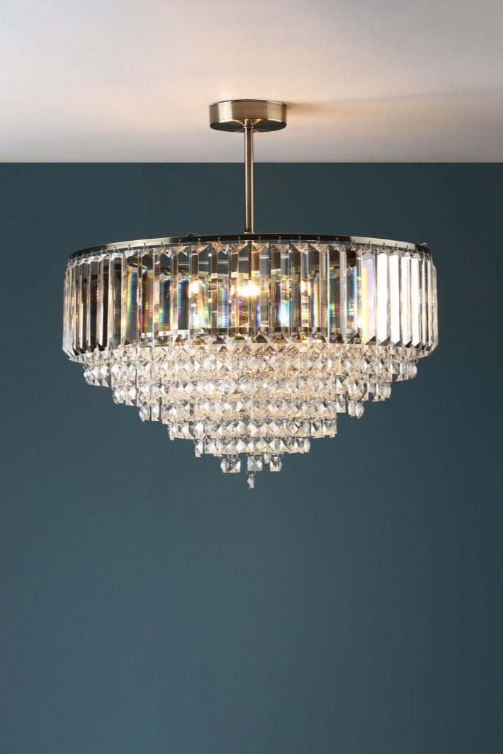 Vienna 3/5Lt Semi Flush In Various Finishes G9