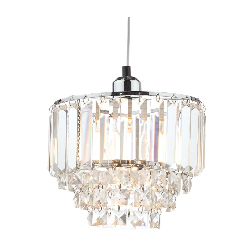 Vienna Easy Fit Pendant Crystal Polished Chrome - Promotional Offer