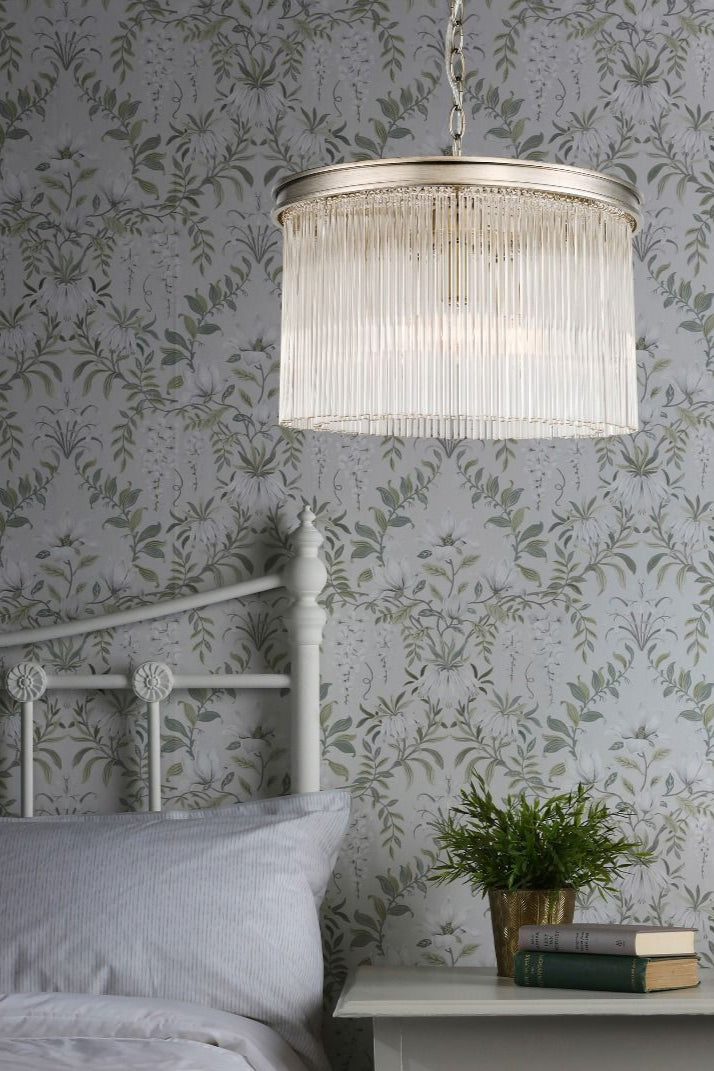 Manon 3Lt Pendant - Champagne Clear Glass