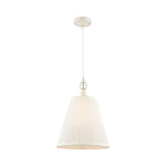 Ellis Pendant Satin Cream and Crystal With Shade