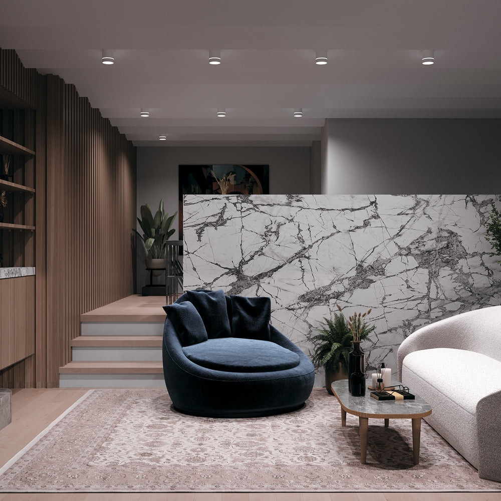 Orlo Flush Spotlight IP20 - White/Black