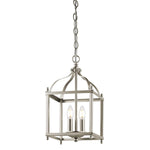 Larkin 2Lt Lantern Ceiling Light - Brushed Nickel Finish Promotional Offer