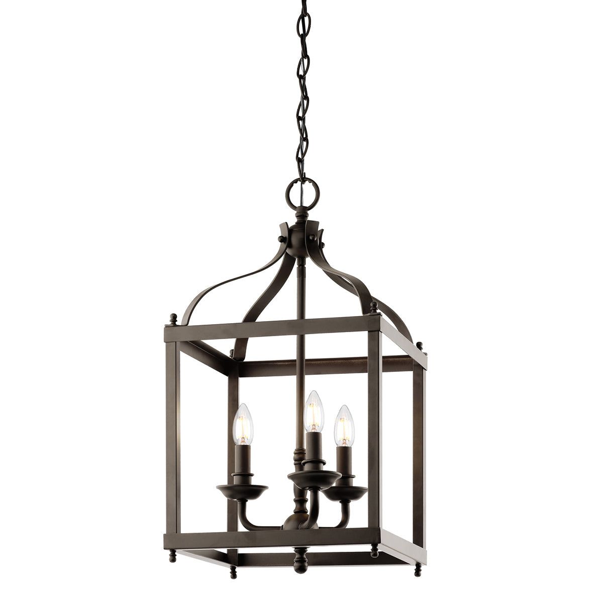 Larkin 3L Lantern Ceiling Light - Olde Bronze Finish