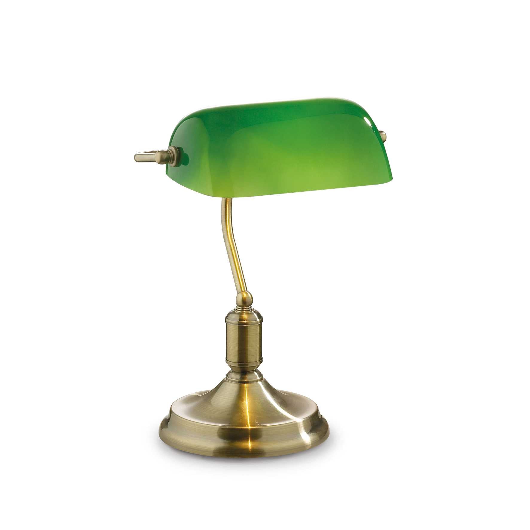 Lawyer Table Lamp - Burnish/Chrome/Brass Finish - Cusack Lighting