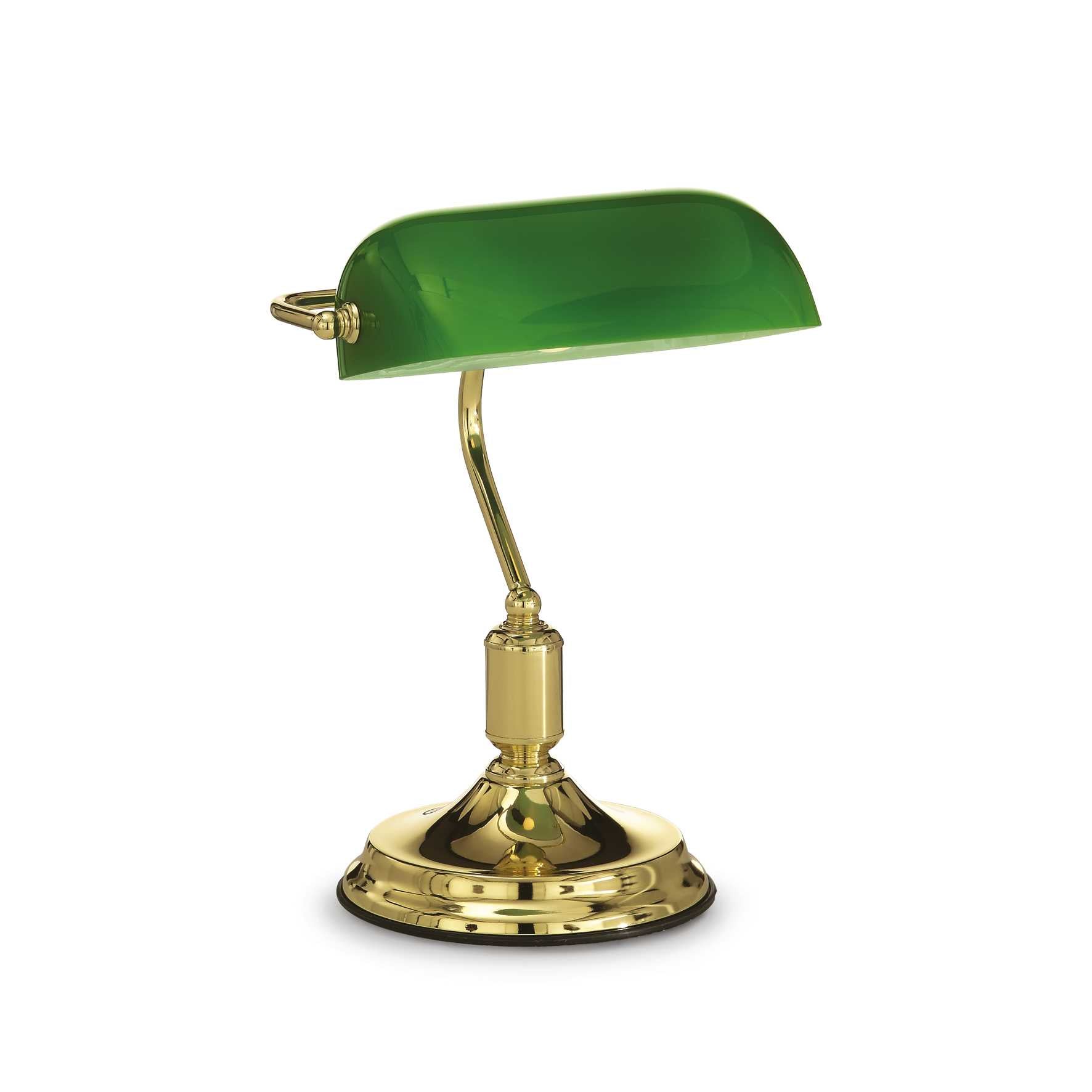 Lawyer Table Lamp - Burnish/Chrome/Brass Finish - Cusack Lighting