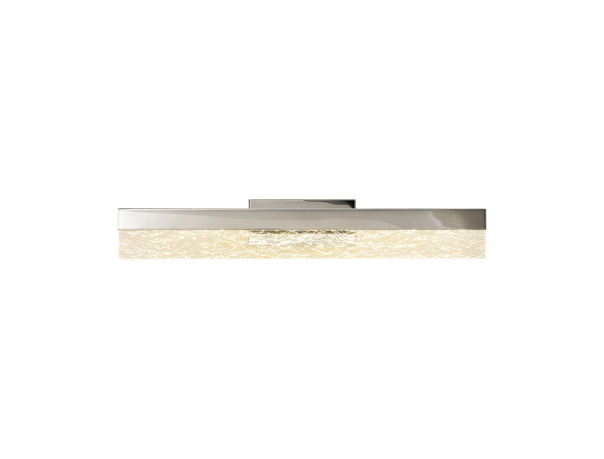 Leon IP44 Bathroom Mirror Light, 8/12W LED, 3000K, 6001000lm, IP44, Sand Black Polished Chrome, 3yrs Warranty