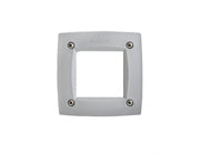 Leti Recessed Wall Light Black & Grey, IP66