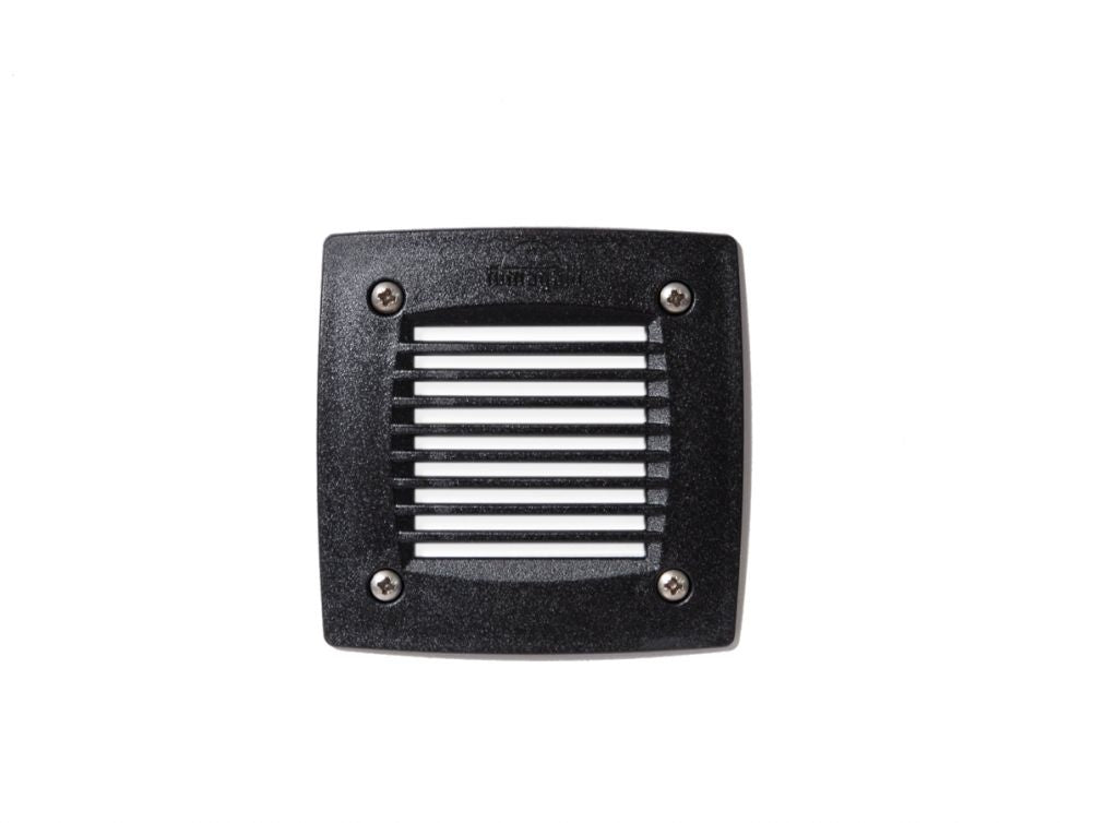 Leti Recessed Wall Light Black & Grey, IP66