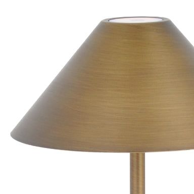 Liberty - Aluminum Rechargeable Table Lamp with Battery 3 W - Bronze Finish, IP54