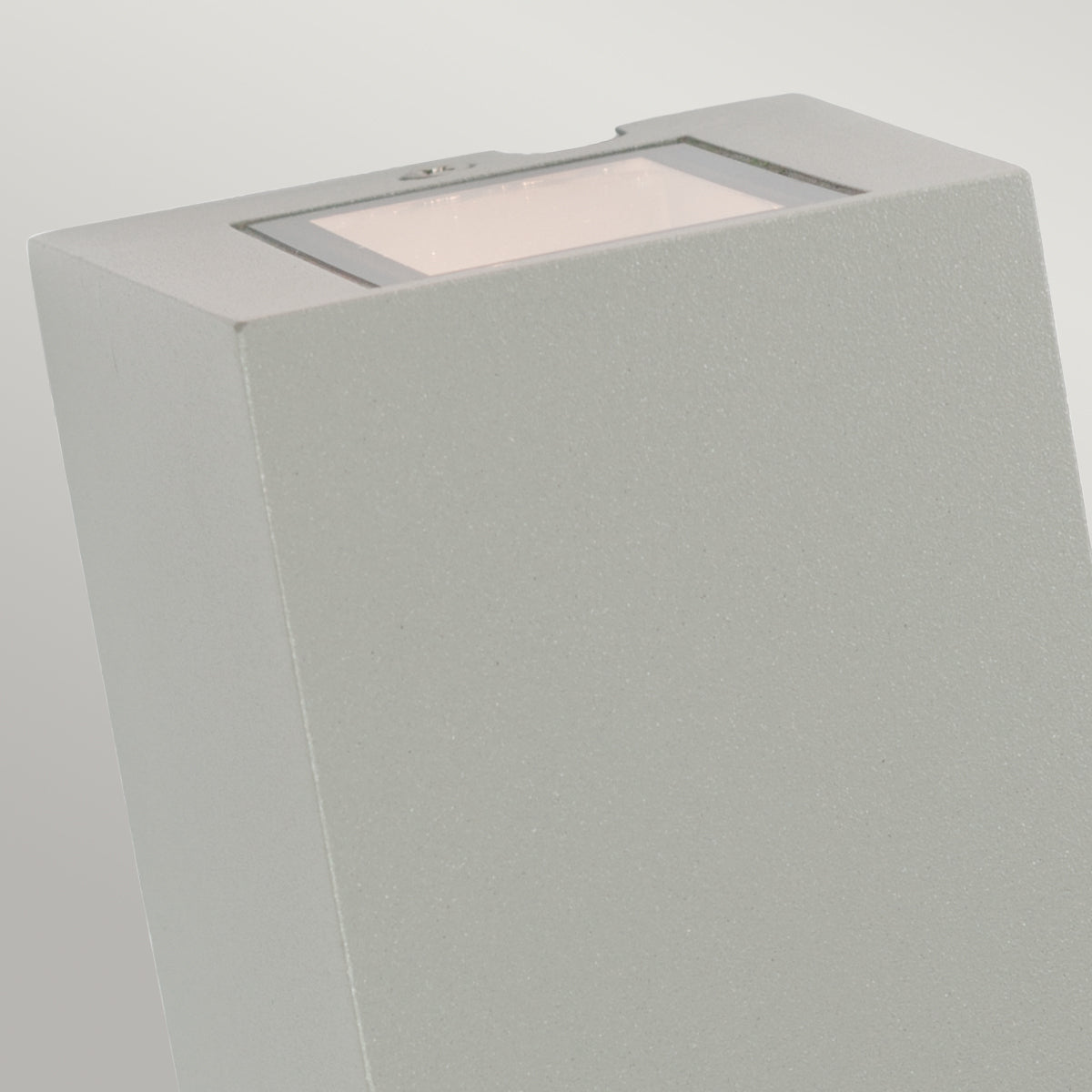 Lillehammer 2 Light Up/Down Wall Light - Aluminium/Graphite/White Finish - Cusack Lighting