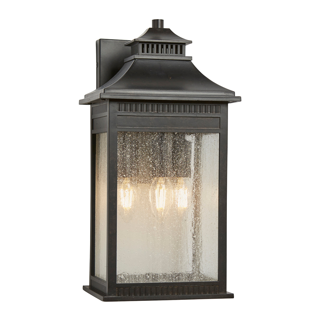 Livingston Large Wall Lantern - Imperial Bronze Finish