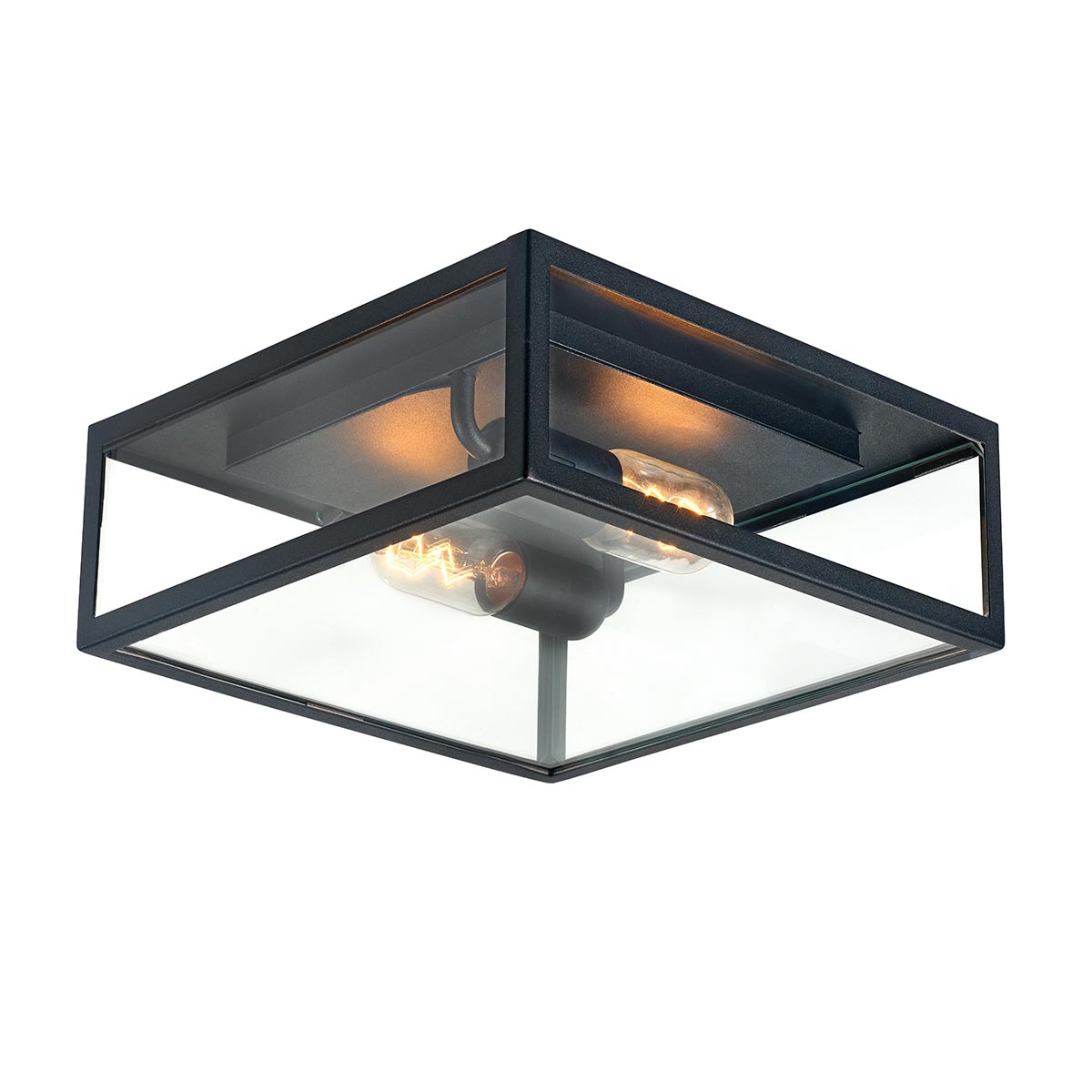 Lofoten Flush Ceiling Light - Cube/Flat - Cusack Lighting