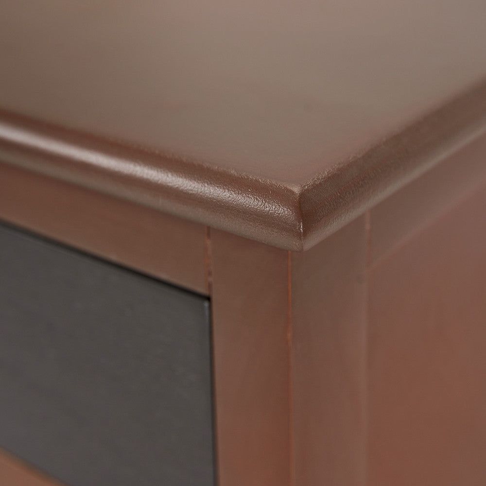 Loft Pine Wood 6 Drawer Unit - Sage Multi Coloured Finish