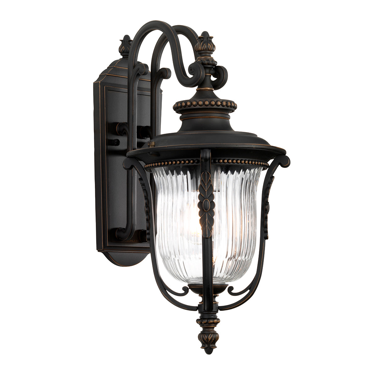 Luverne Medium Wall Lantern - Rubbed Bronze Finish