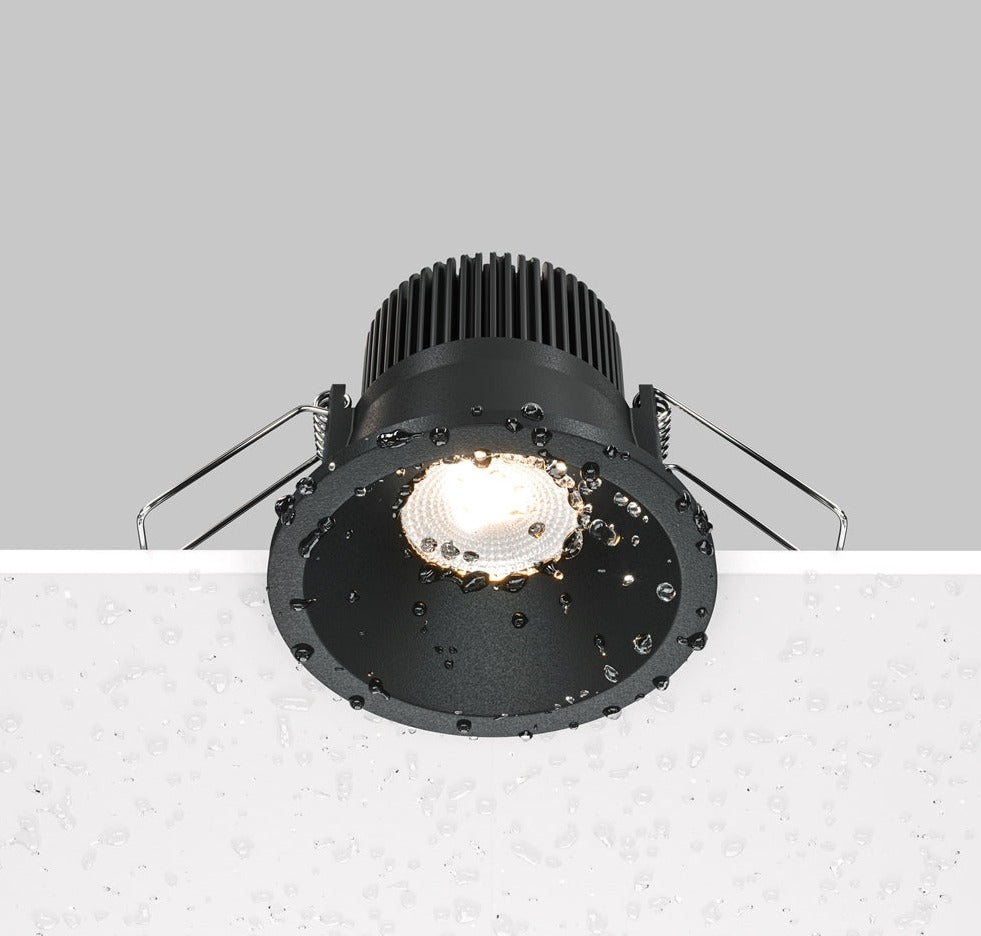 Downlight Zoom Recessed Ceiling Light White/Black - Finish