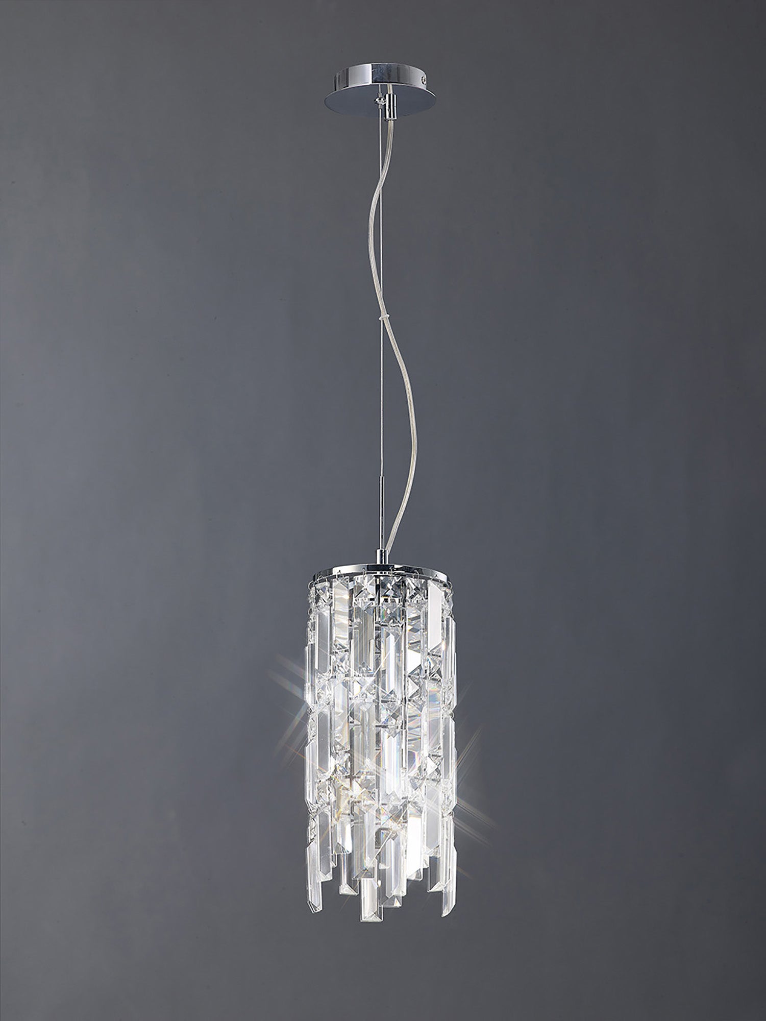 Maddison 2/6/8Lt Crystal Pendant - Various Size