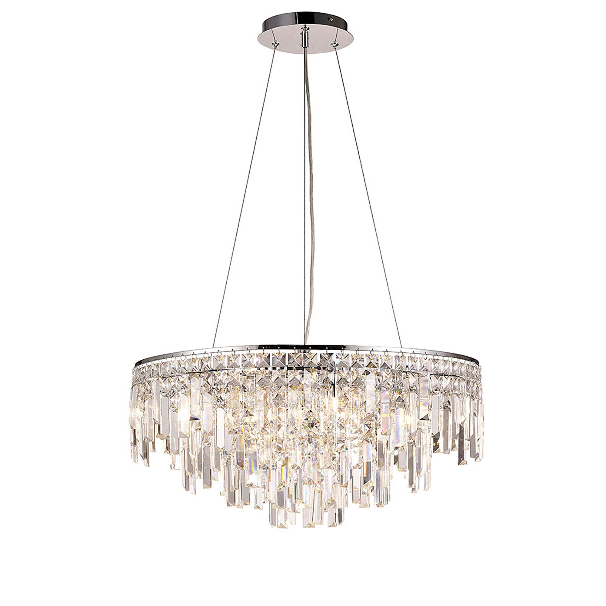 Maddison 2/6/8Lt Crystal Pendant - Various Size