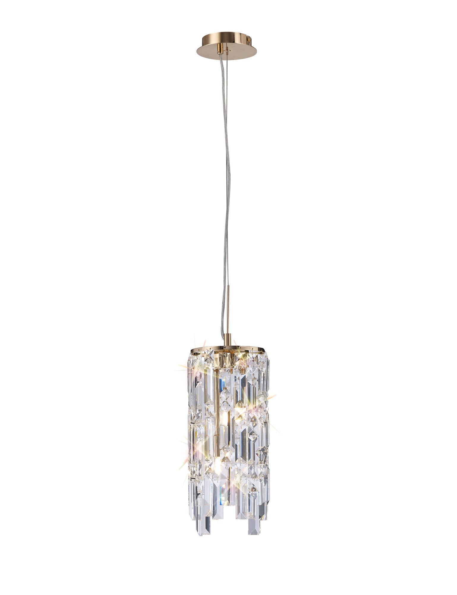 Maddison 2/6/8Lt Crystal Pendant - Various Size