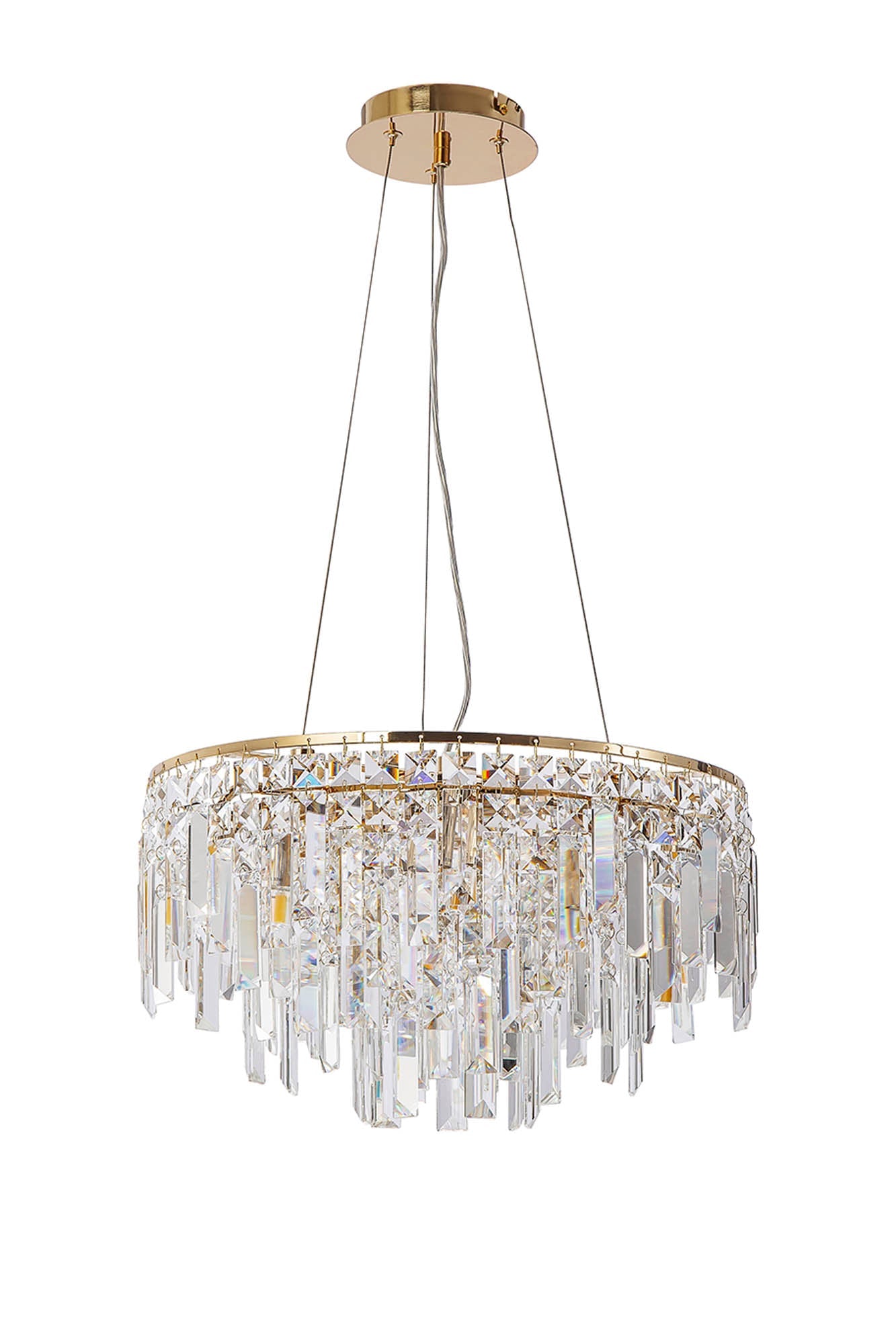 Maddison 2/6/8Lt Crystal Pendant - Various Size