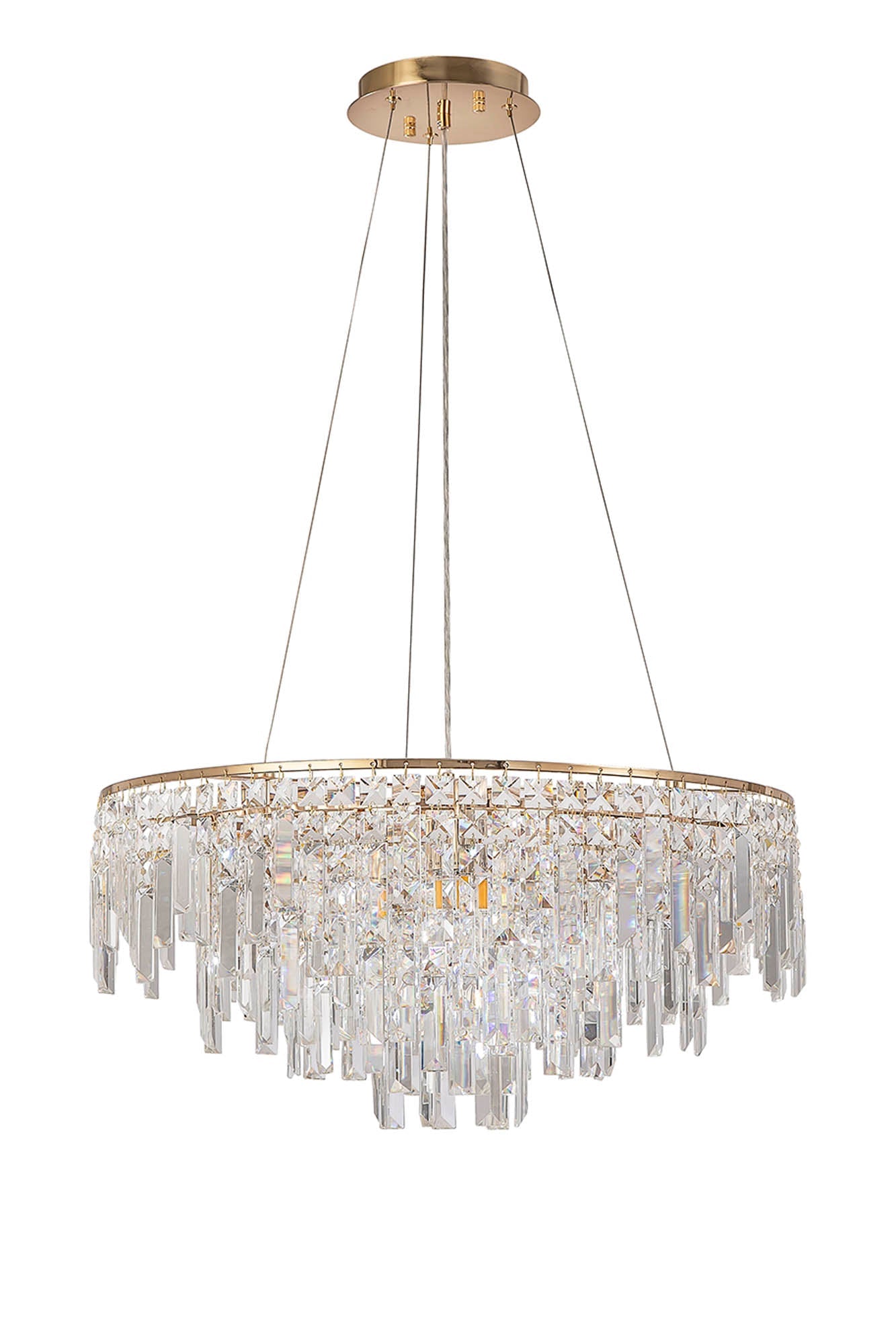 Maddison 2/6/8Lt Crystal Pendant - Various Size