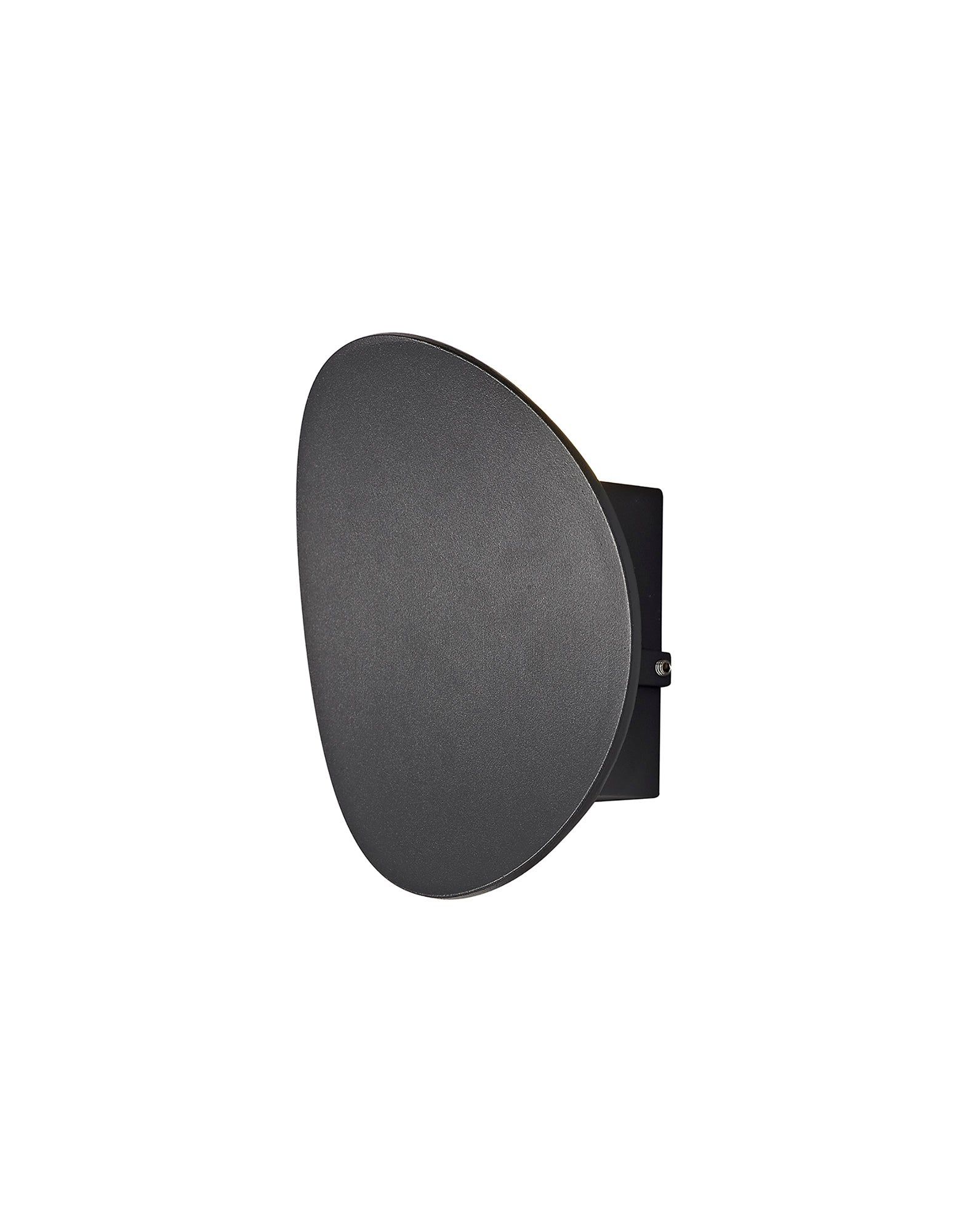 Soitert Wall Lamp, 1 x 6W LED, 3000K, 700lm, IP54, Anthracite, 3yrs Warranty