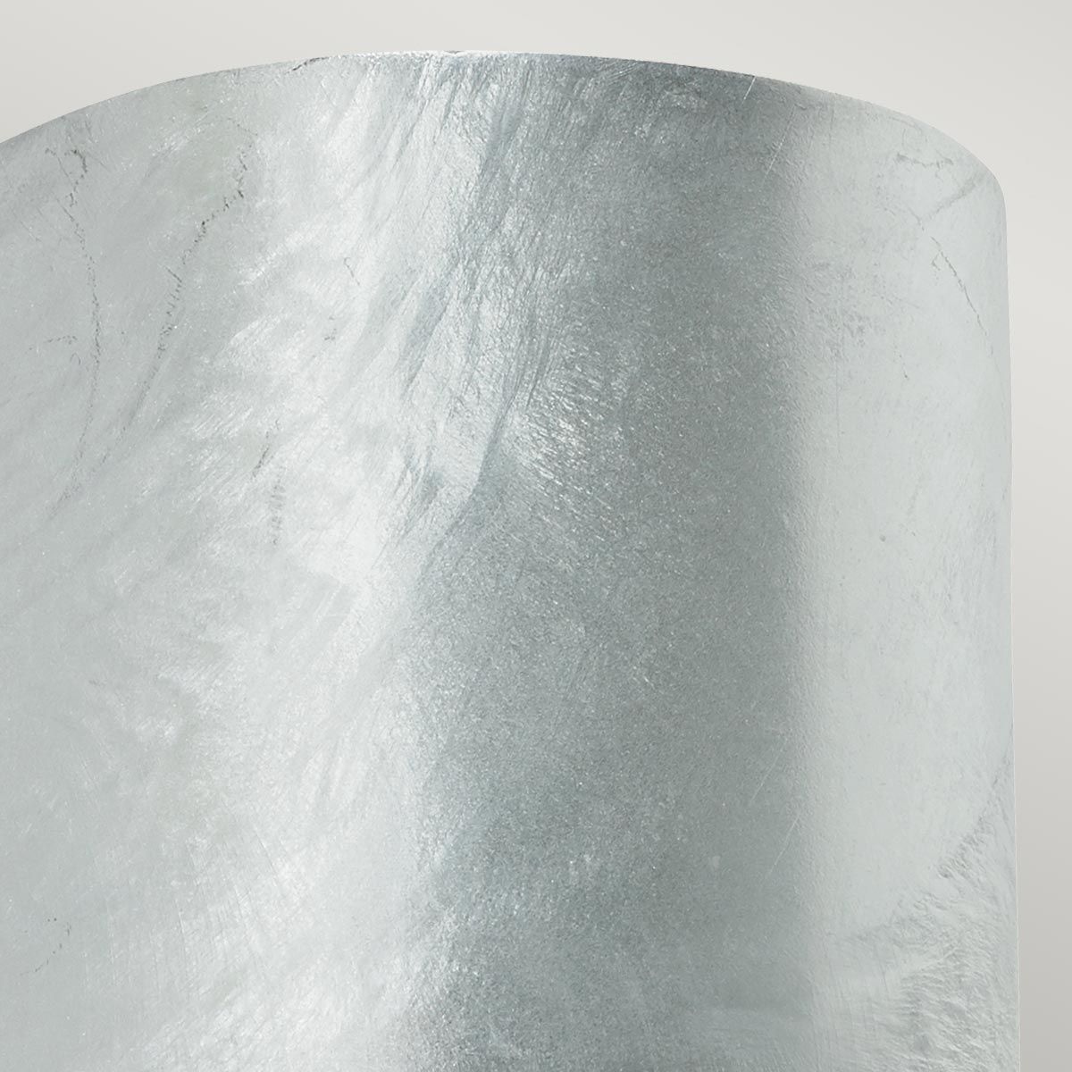 Mandal 1/2Lt Down Wall Light Black/Galvanised GU10 IP44