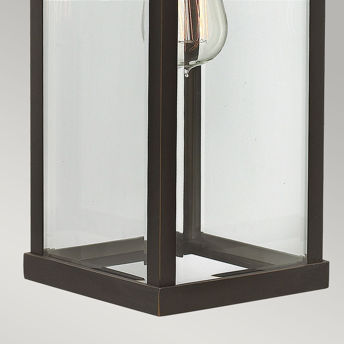 Manhattan 1Lt Large Outdoor Wall Light - Oil Rubbed Bronze IP44