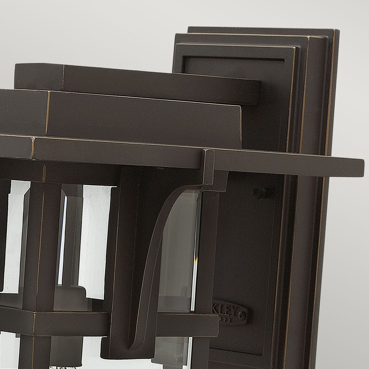 Manhattan 1Lt Large Outdoor Wall Light - Oil Rubbed Bronze IP44