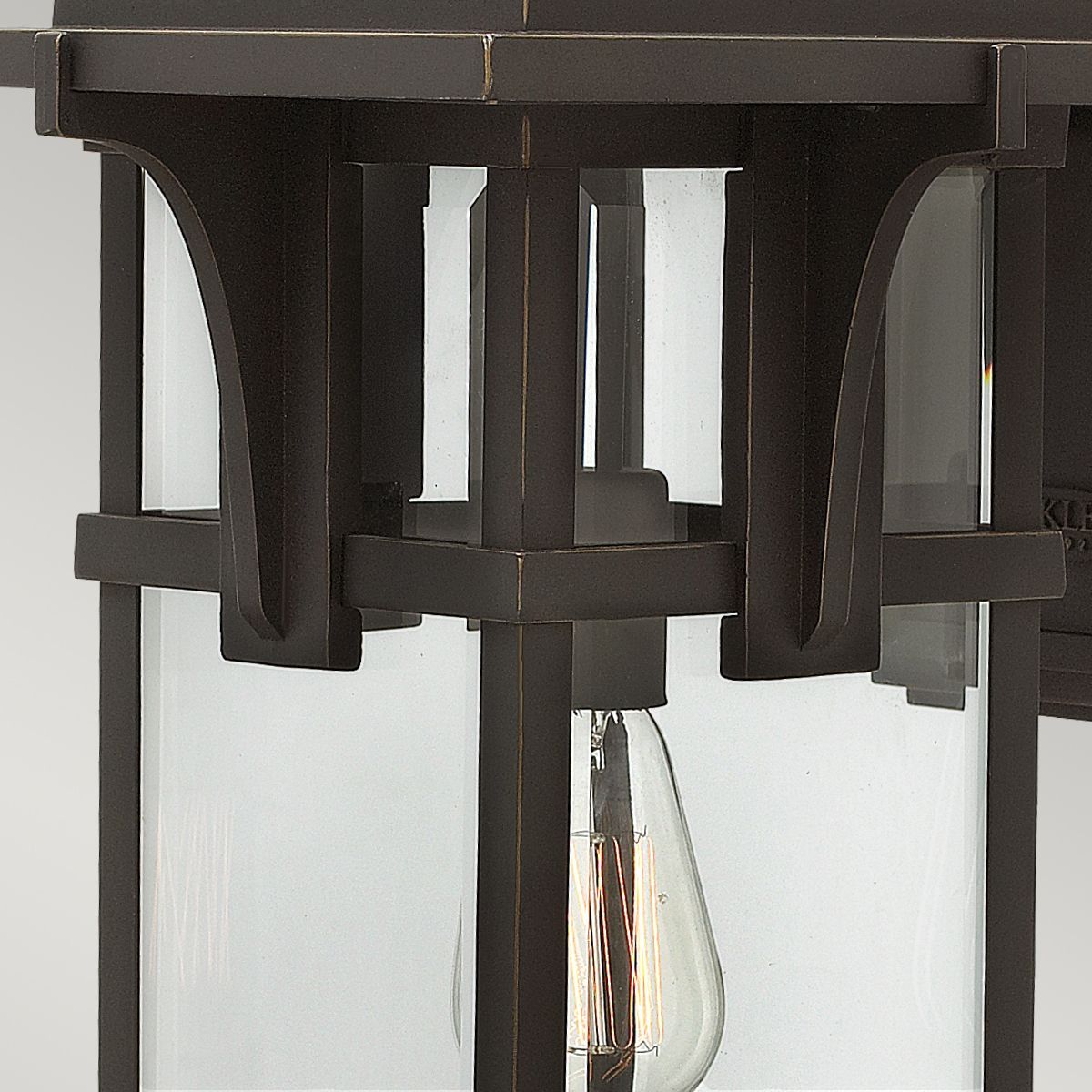 Manhattan 1Lt Large Outdoor Wall Light - Oil Rubbed Bronze IP44